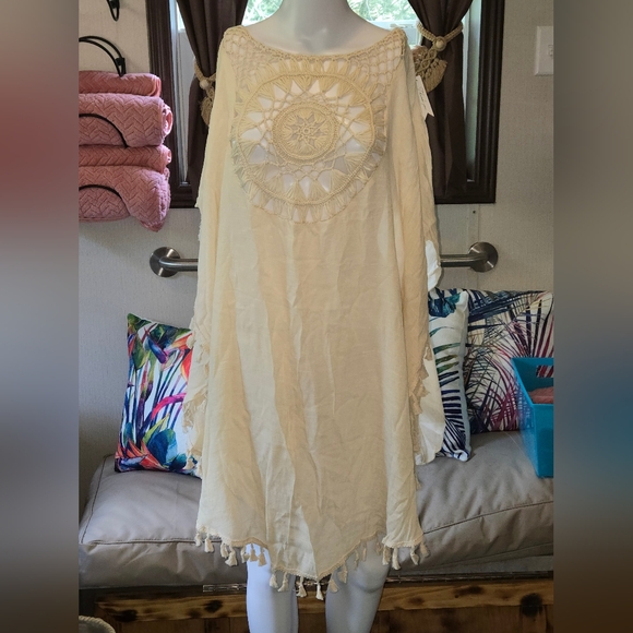 NEW!  Swim Suit Cochet Cover Up - Picture 5 of 10